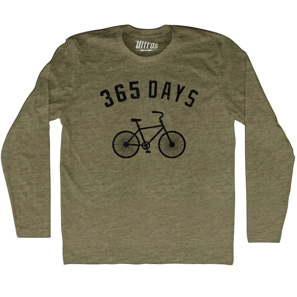 365 Days Bike Adult Tri-Blend Long Sleeve T-shirt