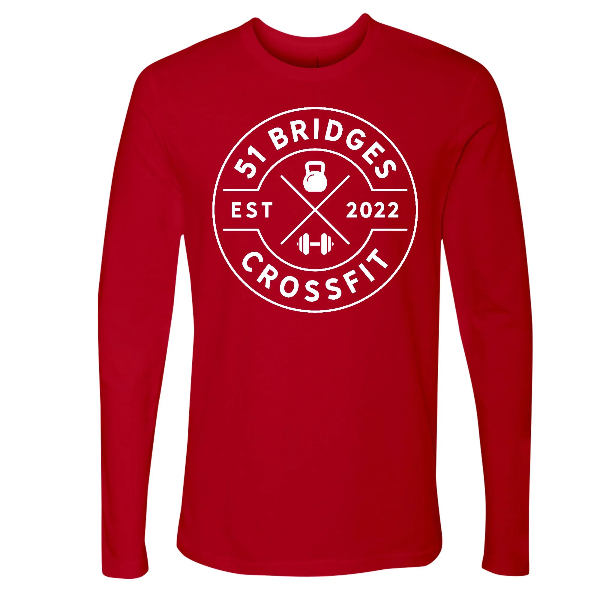 51 Bridges CrossFit Round Mens - Long Sleeve