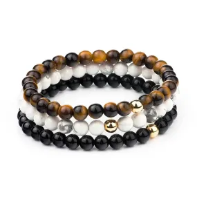 6MM Power Stone Bracelet SET