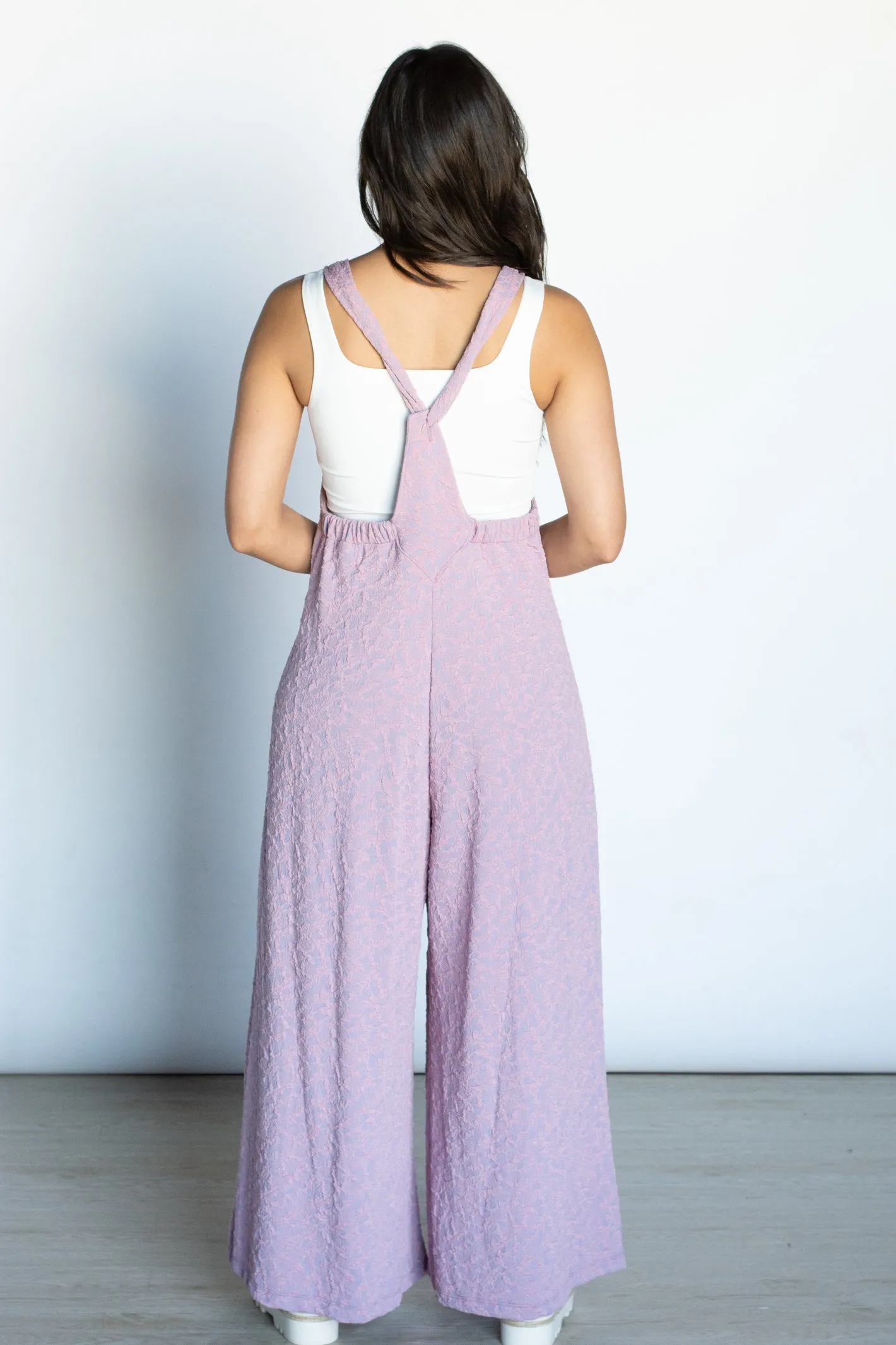 All Dolled Up Lavender Jumpsuit