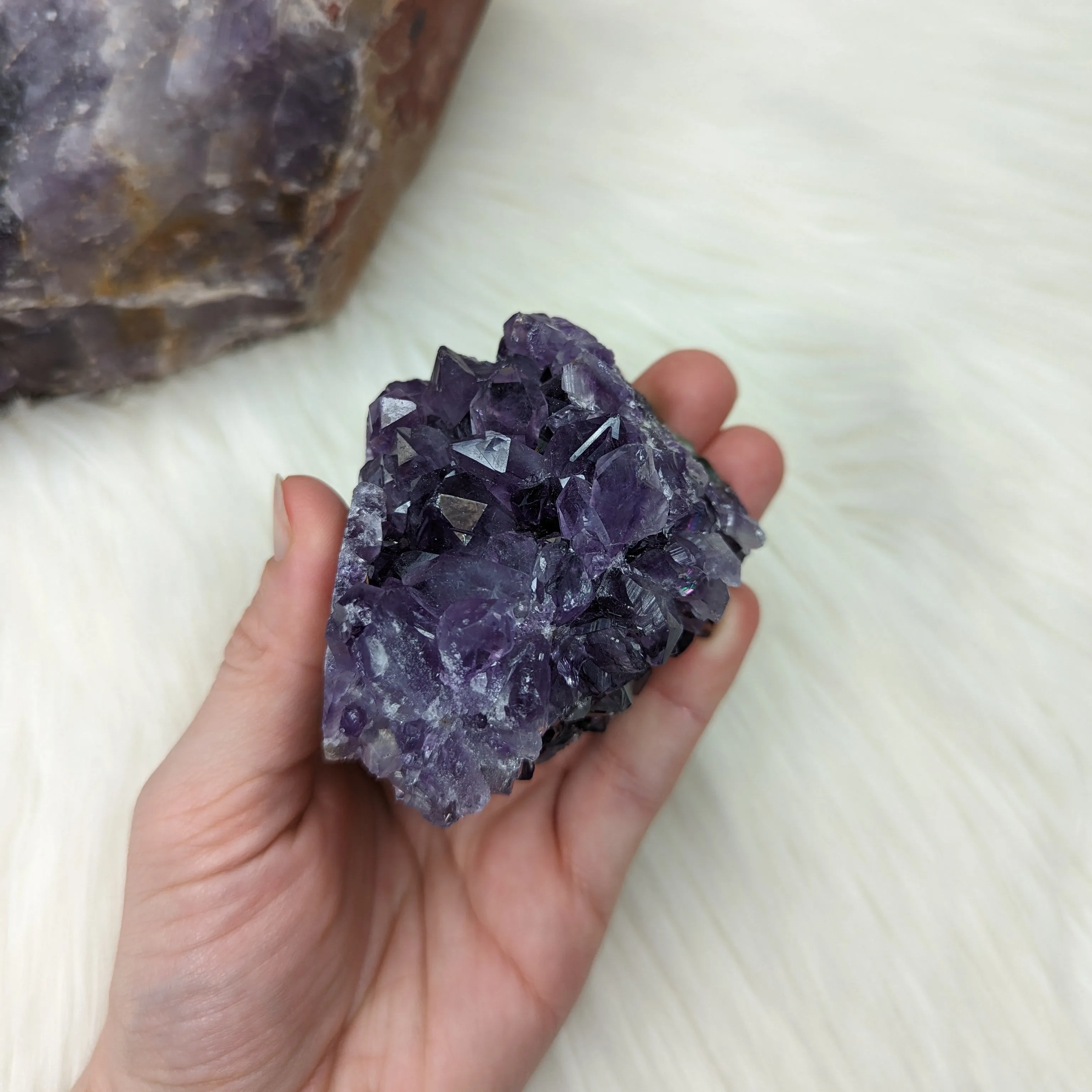 Amethyst Cluster ~ Lustrious Purple Sparkle!