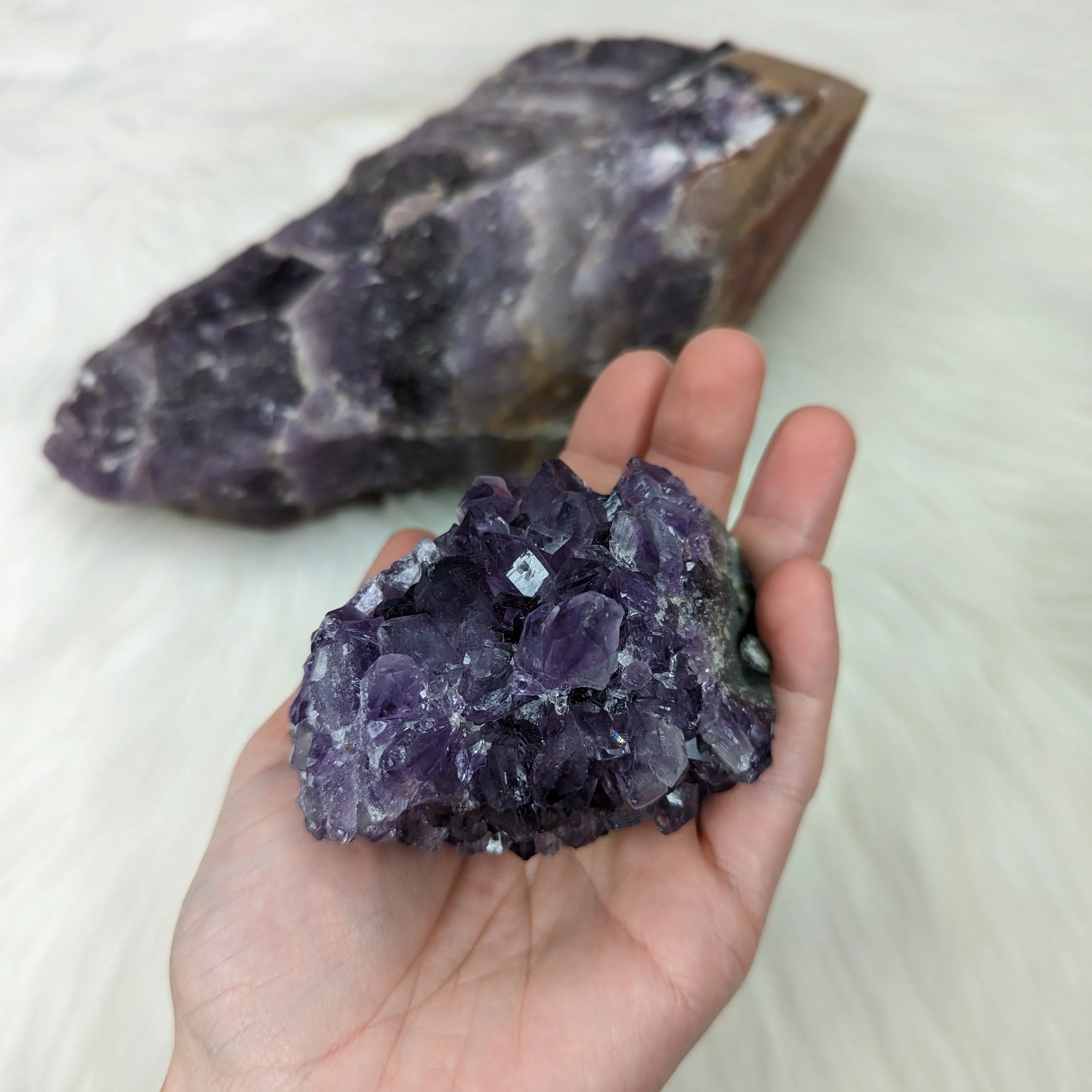 Amethyst Cluster ~ Lustrious Purple Sparkle!