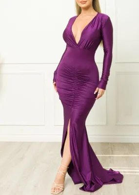 Antara Dress Hunter Purple