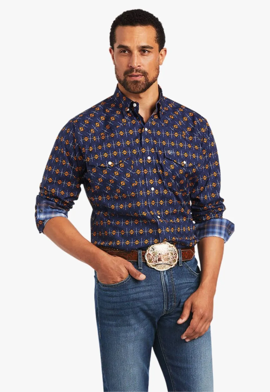 Ariat Mens Relentless Steeled Stretch Long Sleeve Shirt