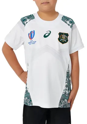 Asics Kids Wallabies RWC23 Replica Alternate Jersey Youth <br> 2114A311 100