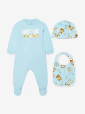 Baby Boys Babygrow Gift Set (3 Piece) in Blue