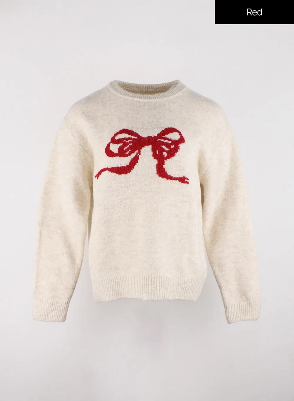 Balletcore Crew Neck Ribbon Sweater OD327