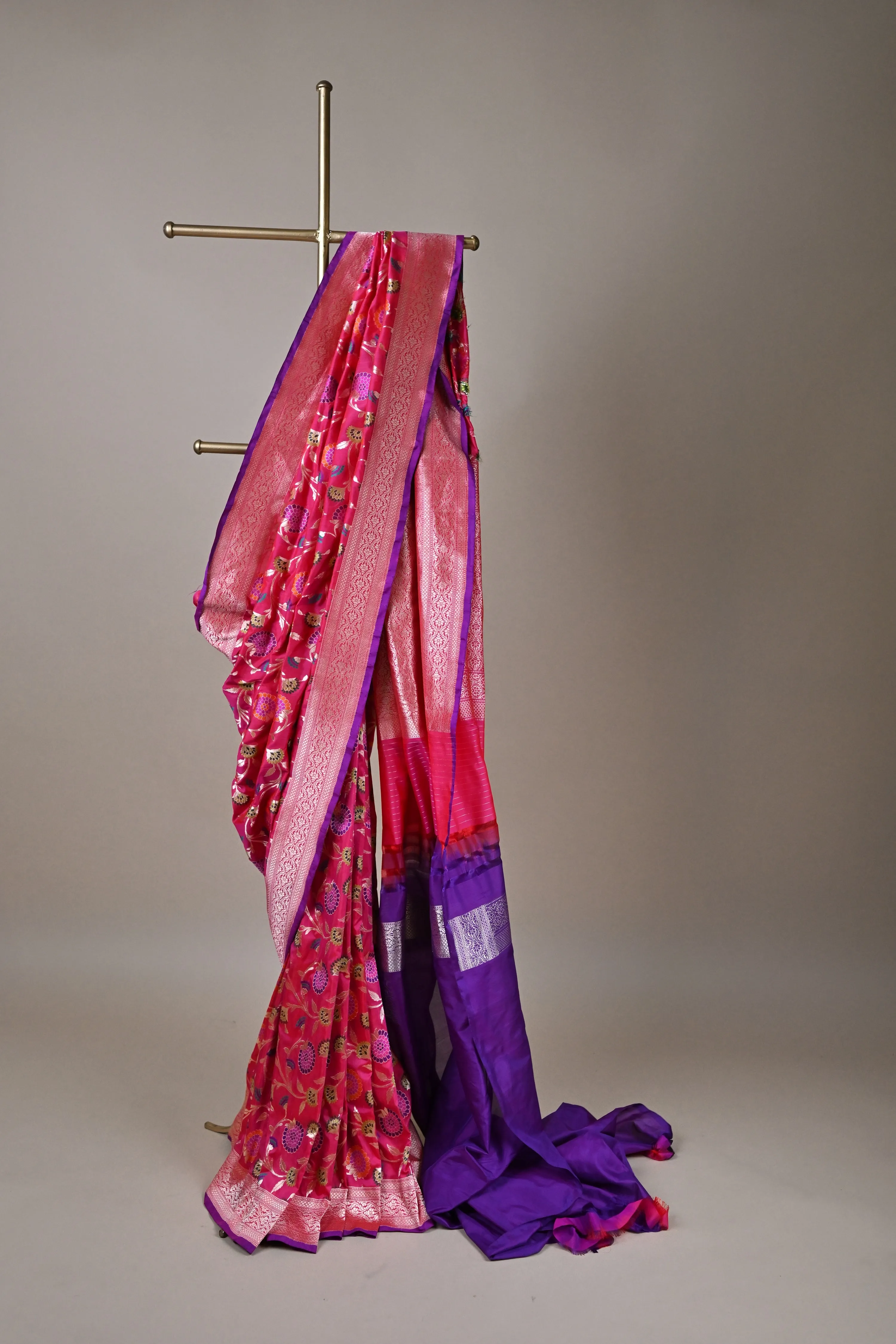 Banarasi Handloom pure katan Silk Kadwa saree