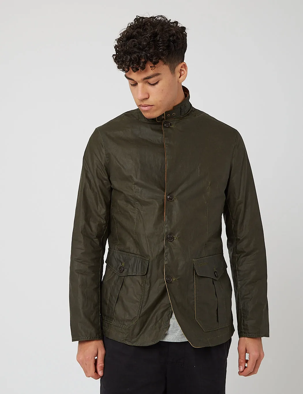 Barbour Lightweight Sander Wax Jacket - Archive Olive