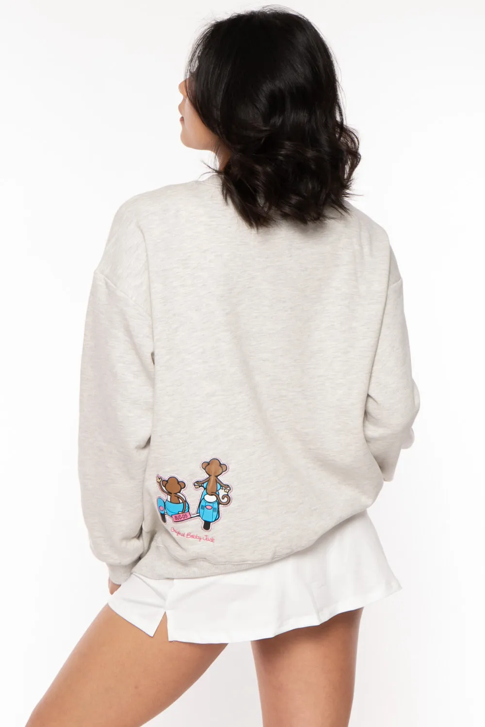 Besties - Bobby Jack Oversized Premium Sweatshirt - Heather Grey