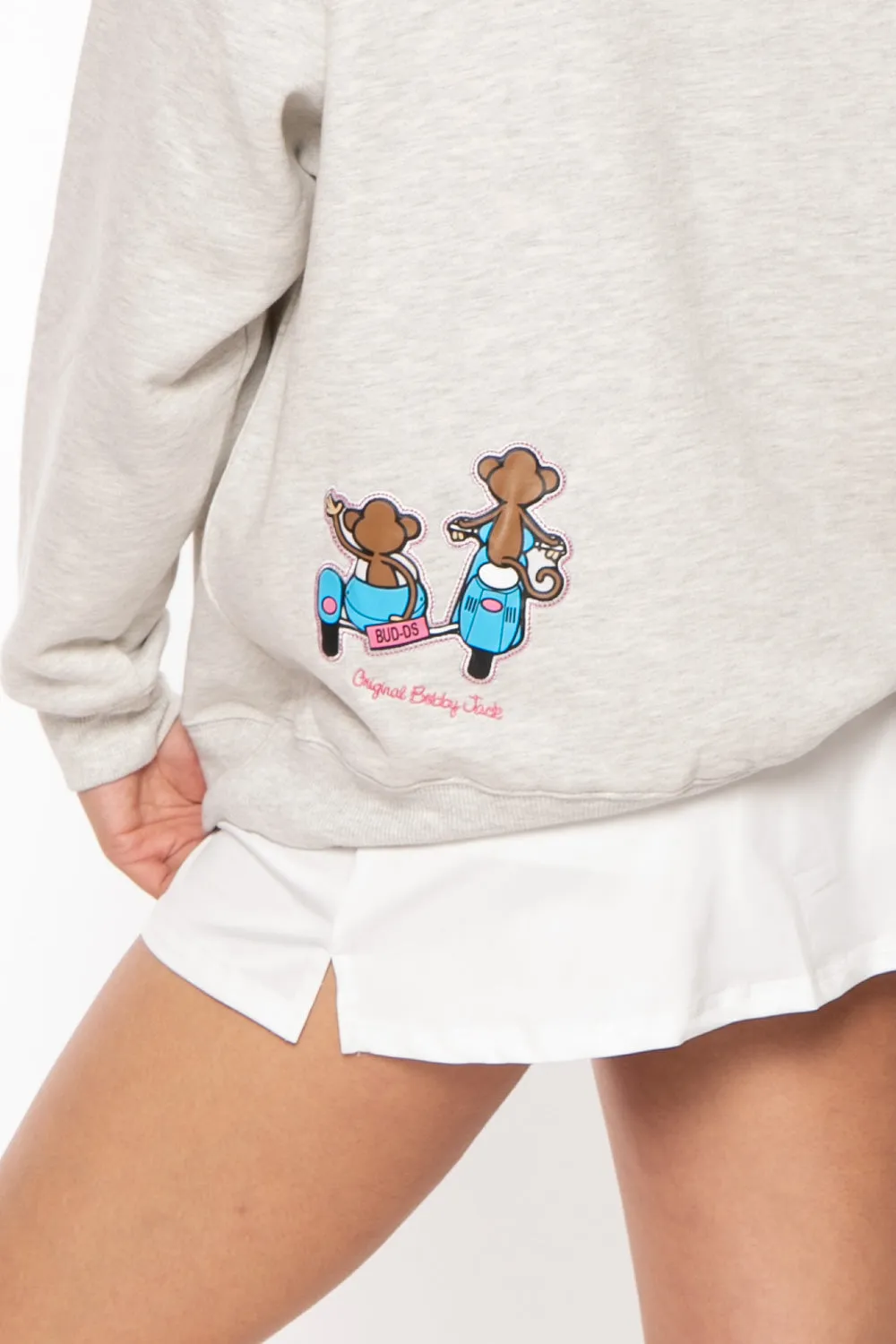 Besties - Bobby Jack Oversized Premium Sweatshirt - Heather Grey