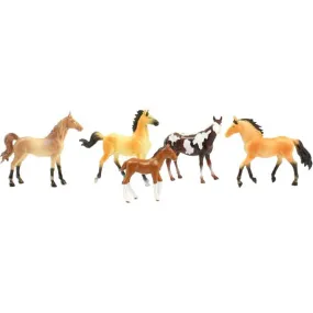 Bigtime Barnyard 5 Piece Horse Figure Set