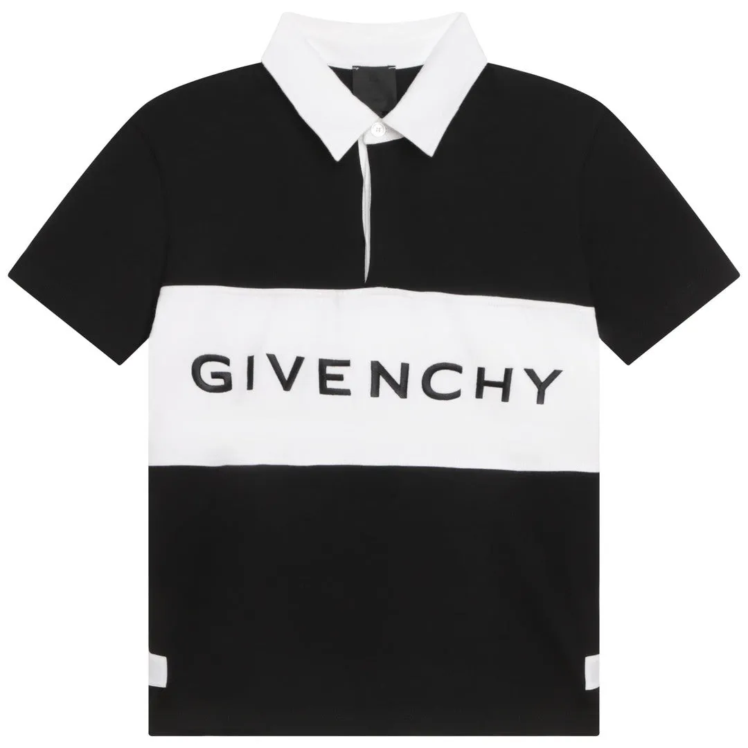 Black & White Logo Polo