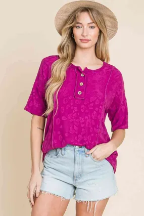 BOMBOM Button Down Top