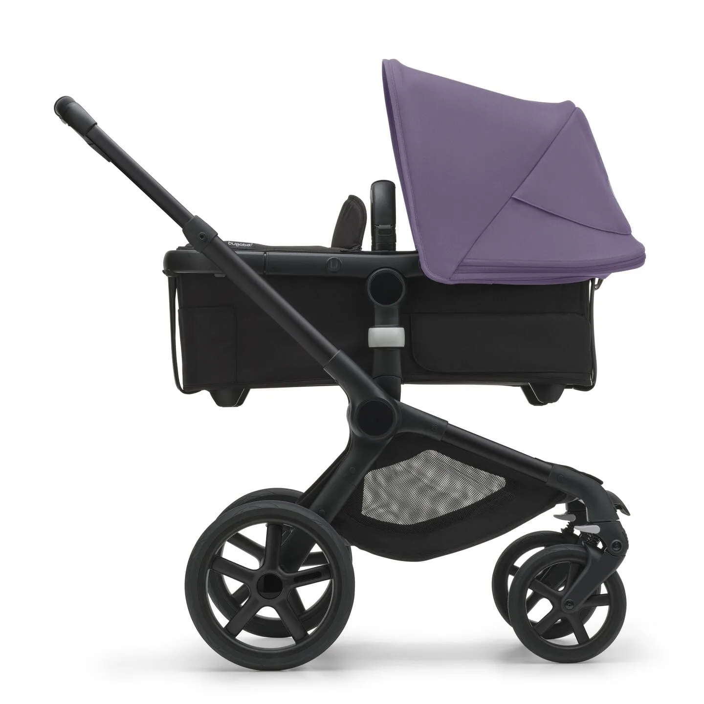 Bugaboo Fox 5, Pebble 360 and Base Travel System - Black/Midnight Black/Astro Purple