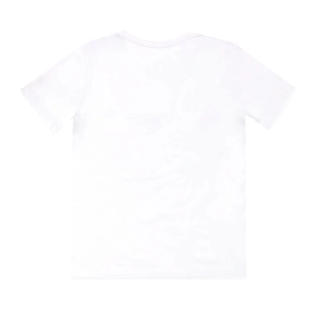 CHAMPION JUNIOR SCRIPT WHITE TEE