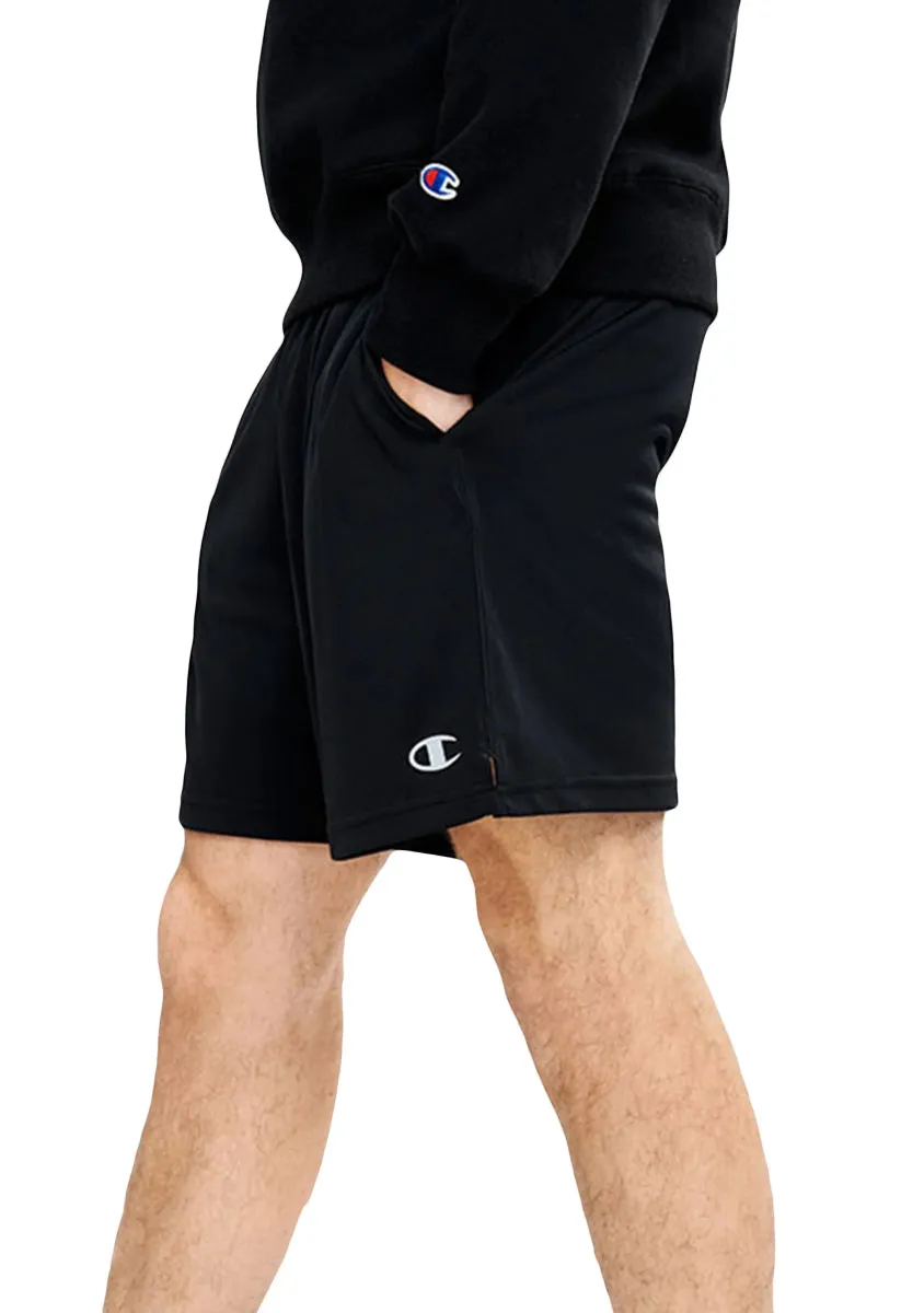 CHAMPION MEN'S CORE TRAINING BLACK SHORTS 7"