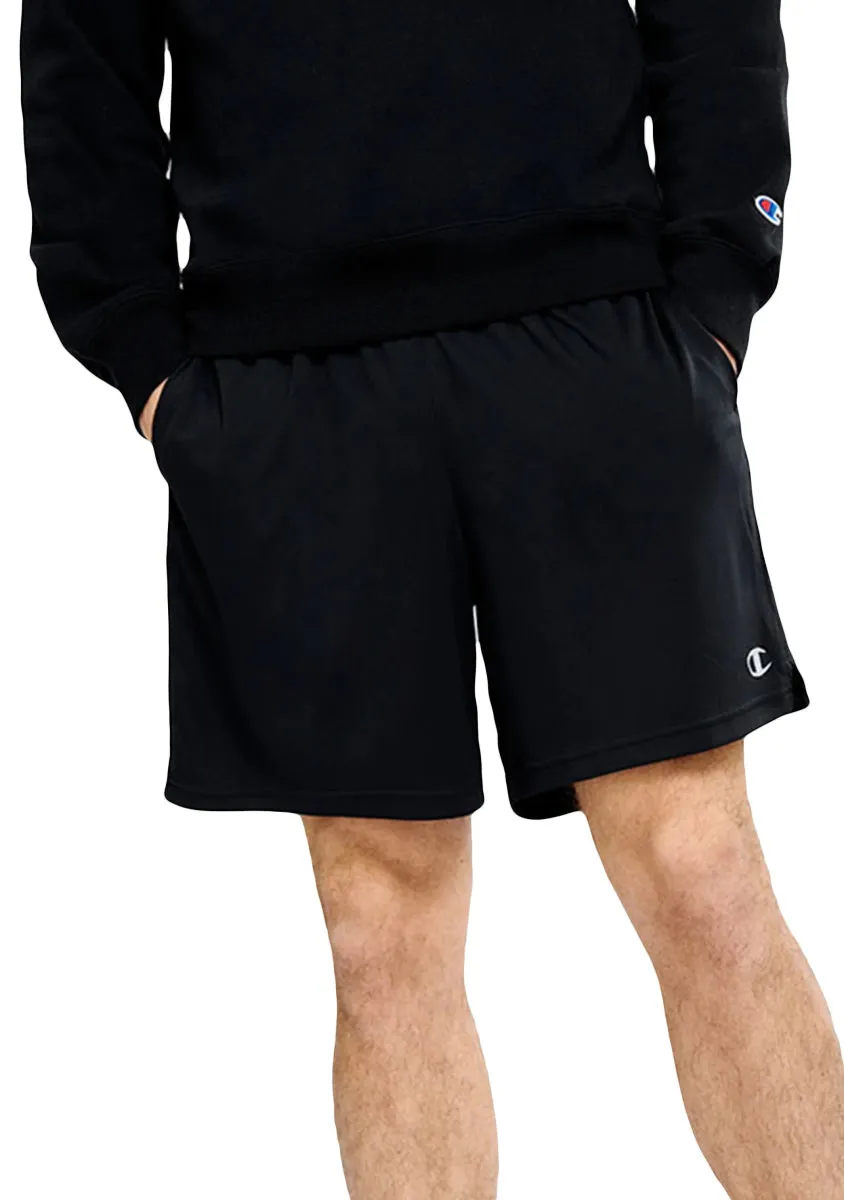 CHAMPION MEN'S CORE TRAINING BLACK SHORTS 7"