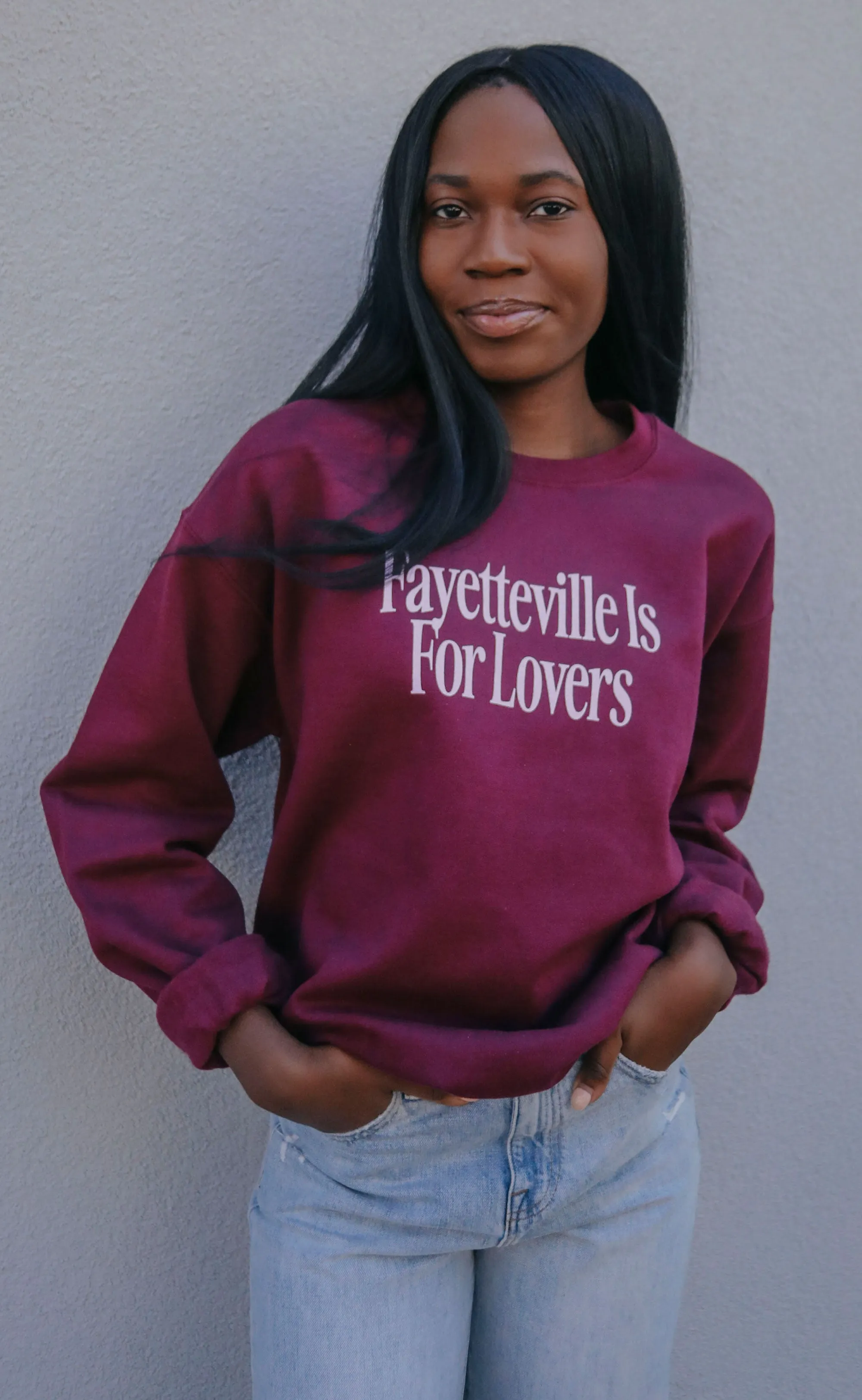 charlie southern: fayetteville is for lovers sweatshirt