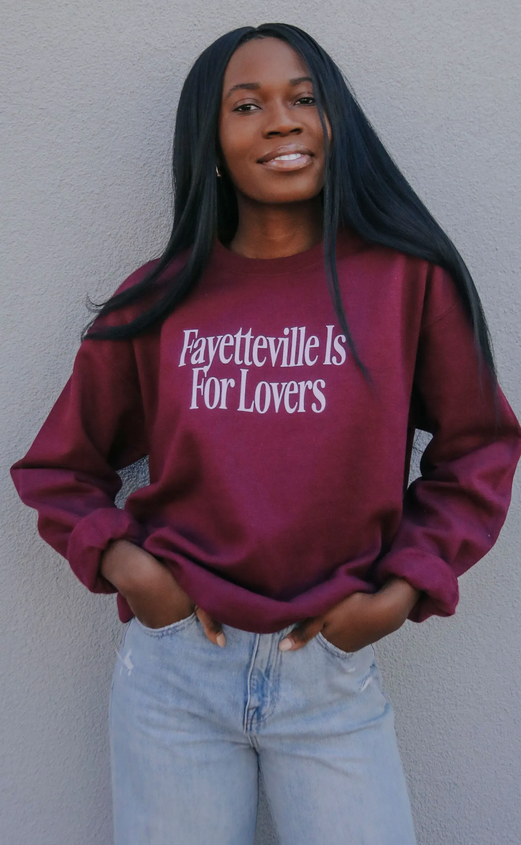 charlie southern: fayetteville is for lovers sweatshirt