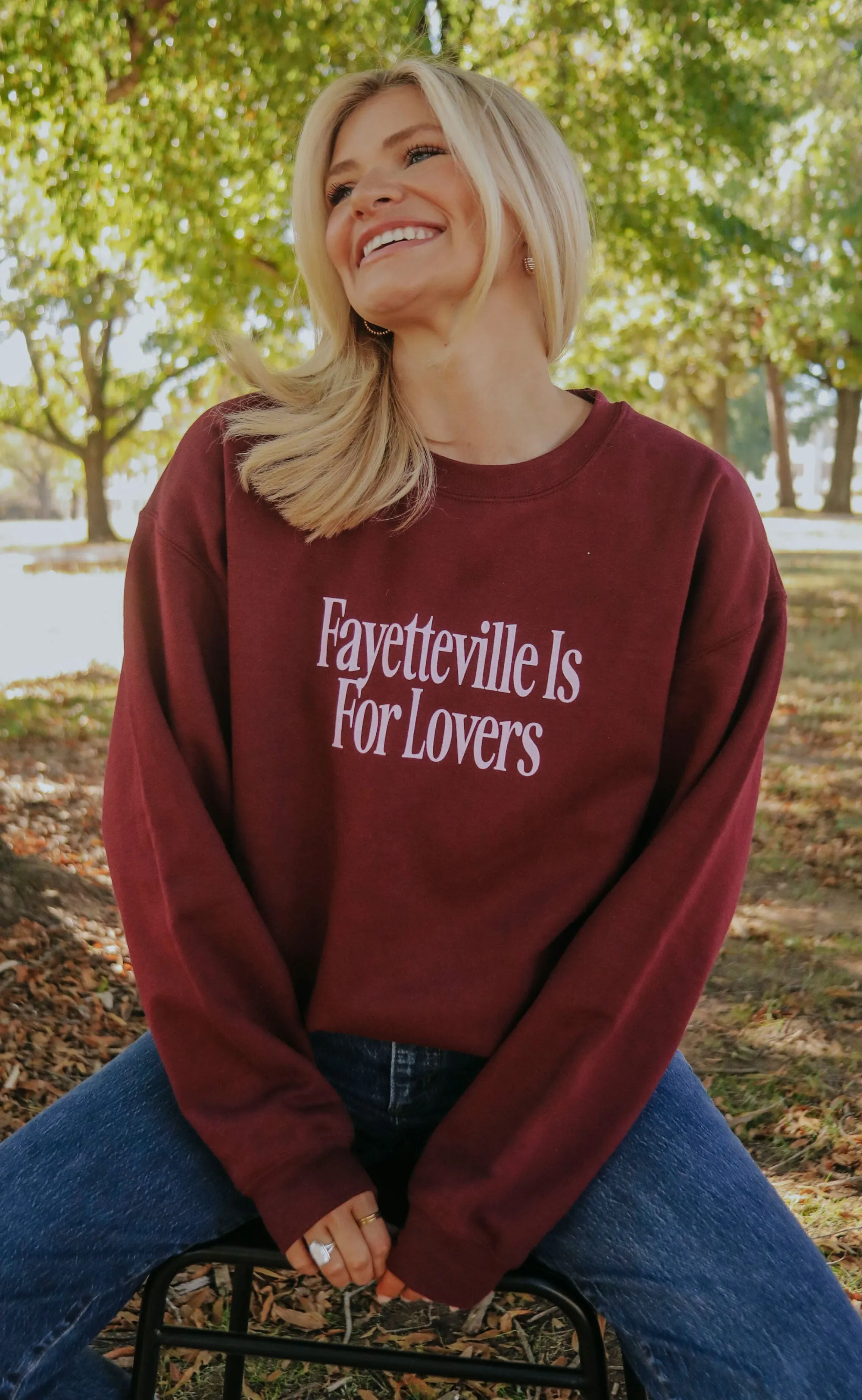 charlie southern: fayetteville is for lovers sweatshirt