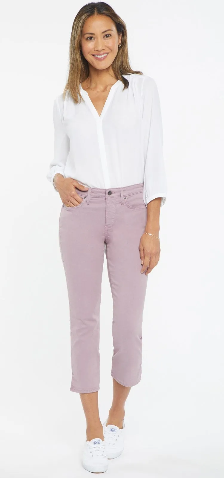 Chloe Capri Jeans Lila Premium Denim | Taro