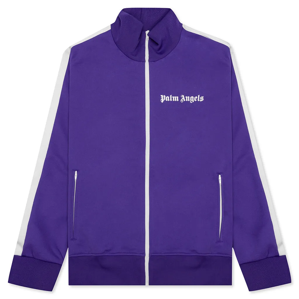 Classic Track Jacket - Purple/White