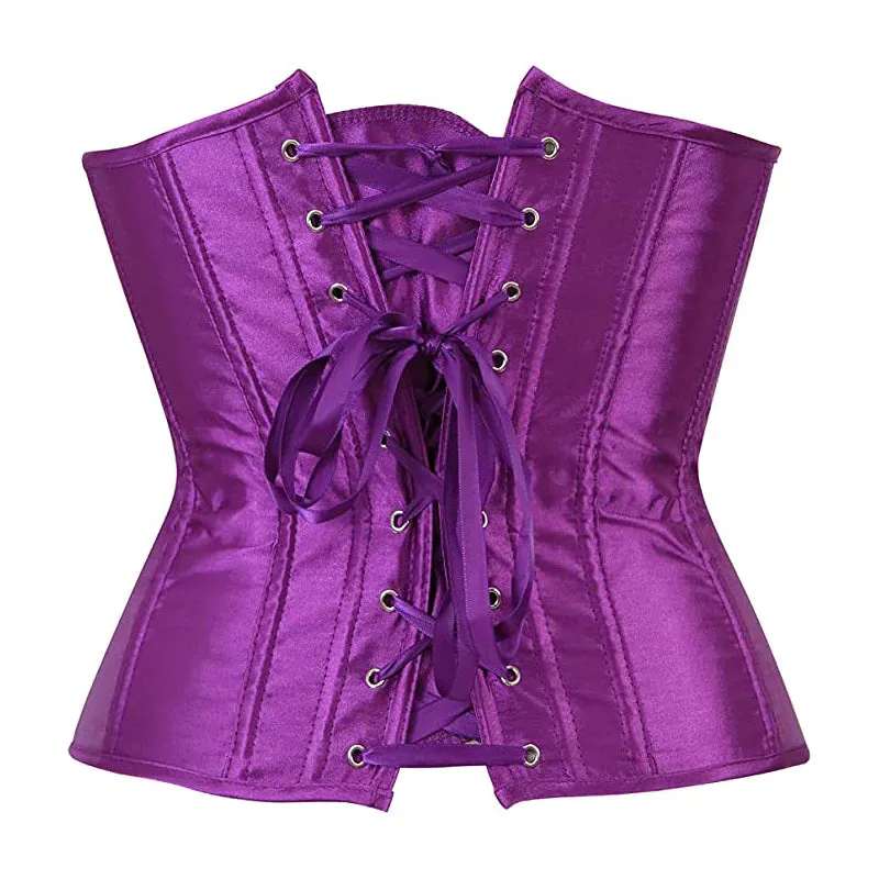 Corset Drag Satin (Purple)