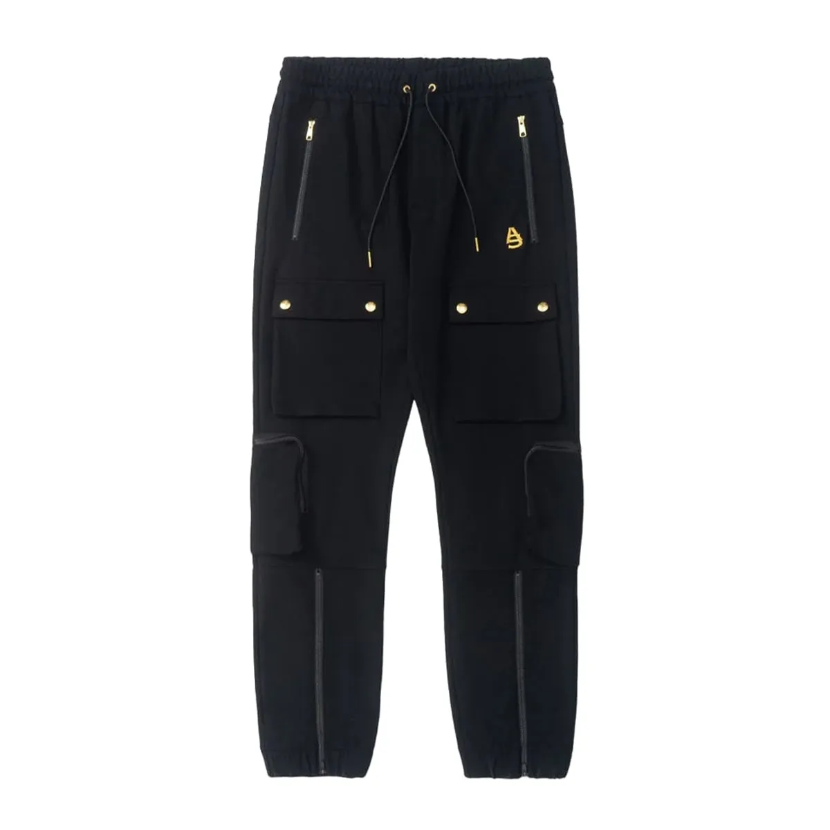 EBLA CARGO JOGGERS BLACK