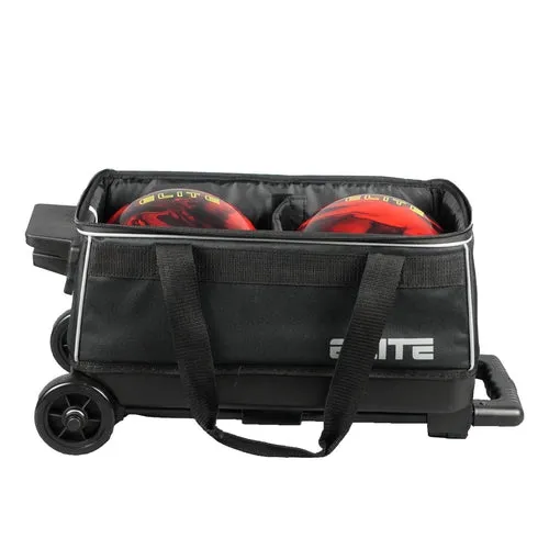 Elite Basic Double Roller Purple Bowling Bag