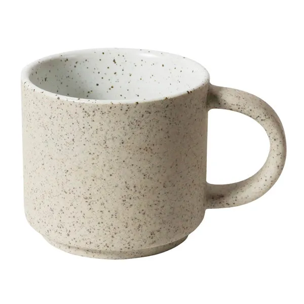 Espresso Mugs 4 Pack - White Granite