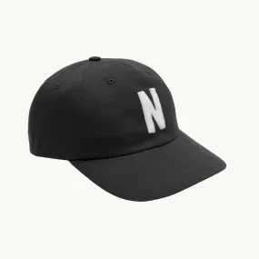 Felt 'N' Twill Sports Cap - Black