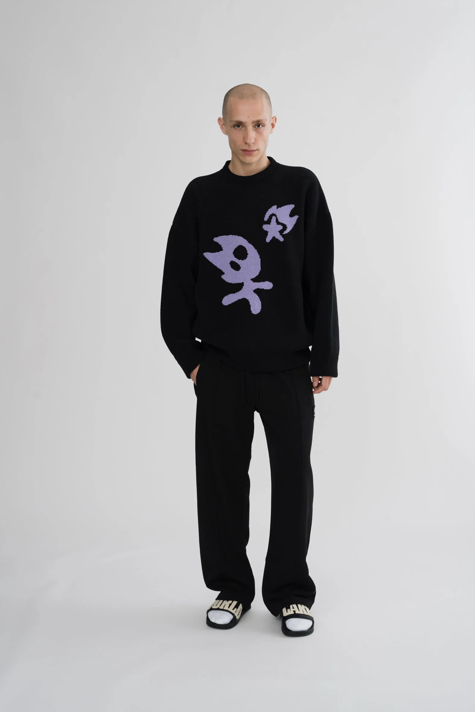 Goodbois Dreamboy Knit Crewneck Black