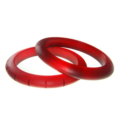 Hoop Double Resin Bangles