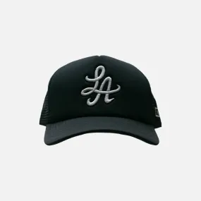 HOT ROD LA ESSENTIAL FOAM TRUCKER (BLACK/SILVER)