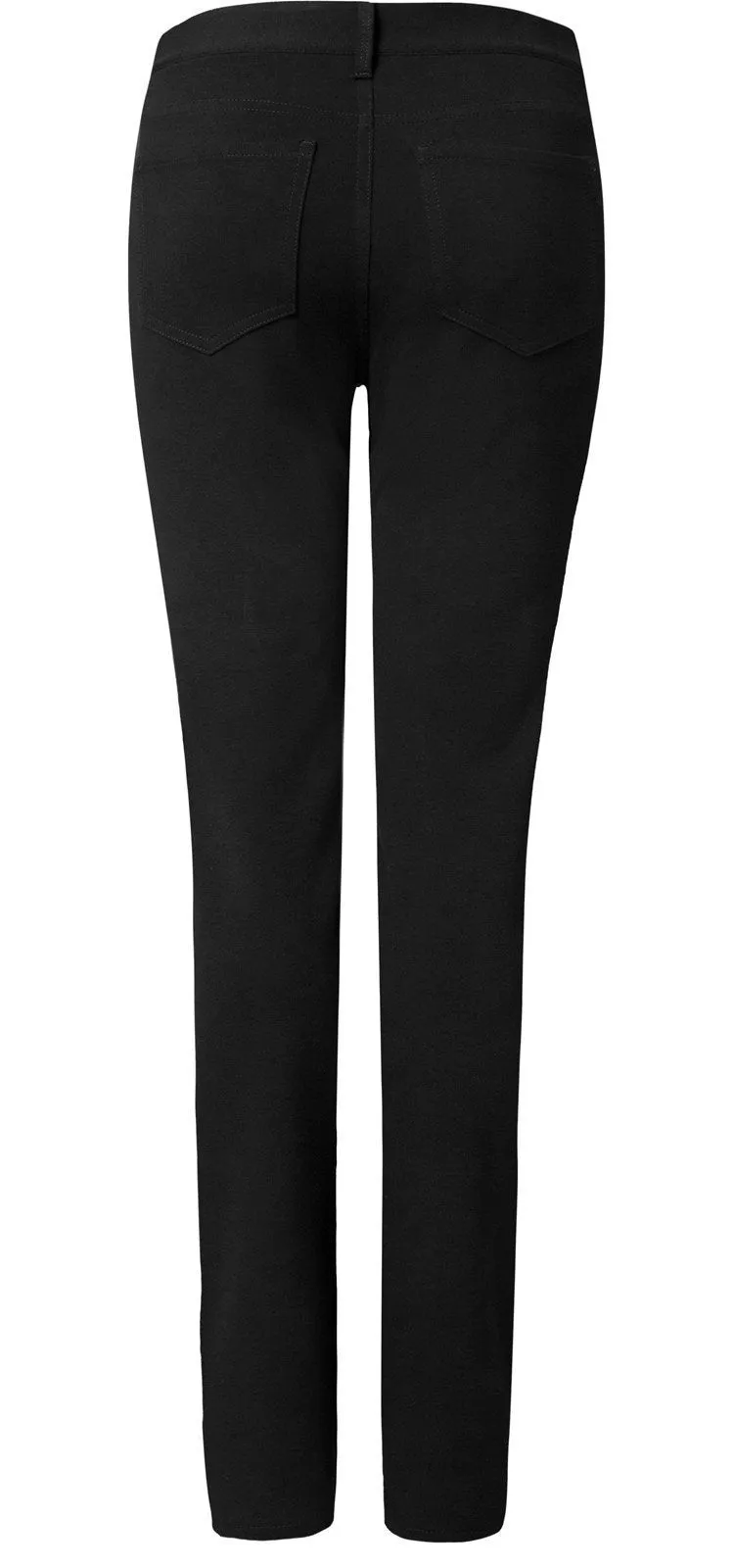 Marilyn Straight Jeans Zwart Jersey | Black