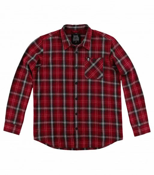 Metal Mulisha Bank Flannel Red