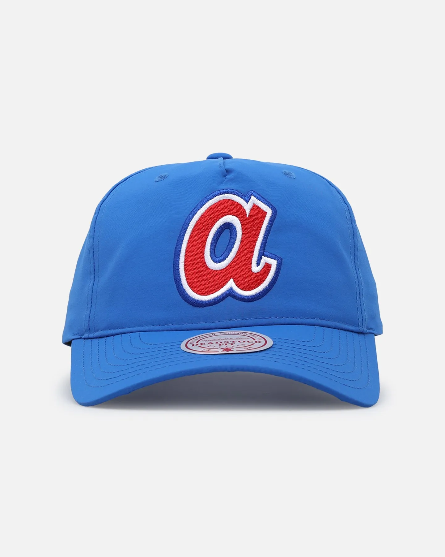 Mitchell & Ness Atlanta Braves Retro Matte Nylon Origins Snapback Blue