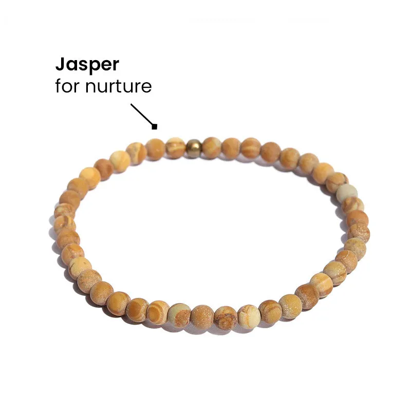 Nurture Matte Jasper Bracelet