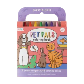 Ooly - Carry Along Coloring Book Kit - Pet Pals