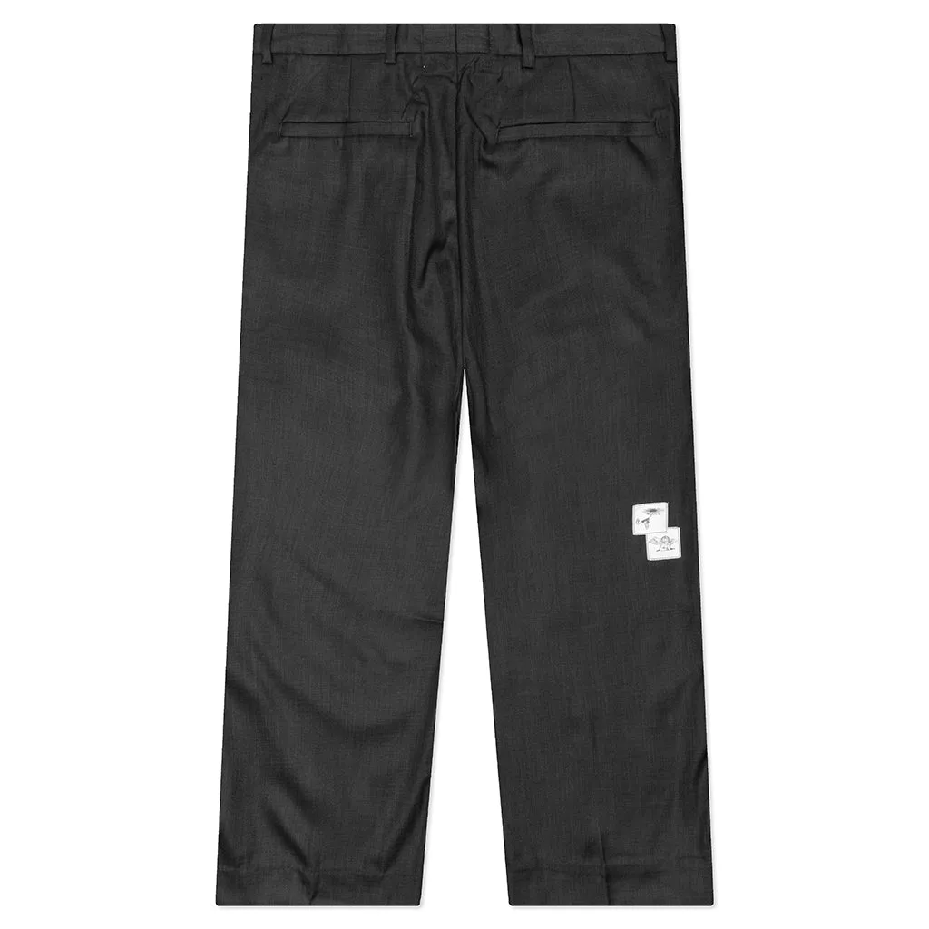 Patches Suit Pants - Black