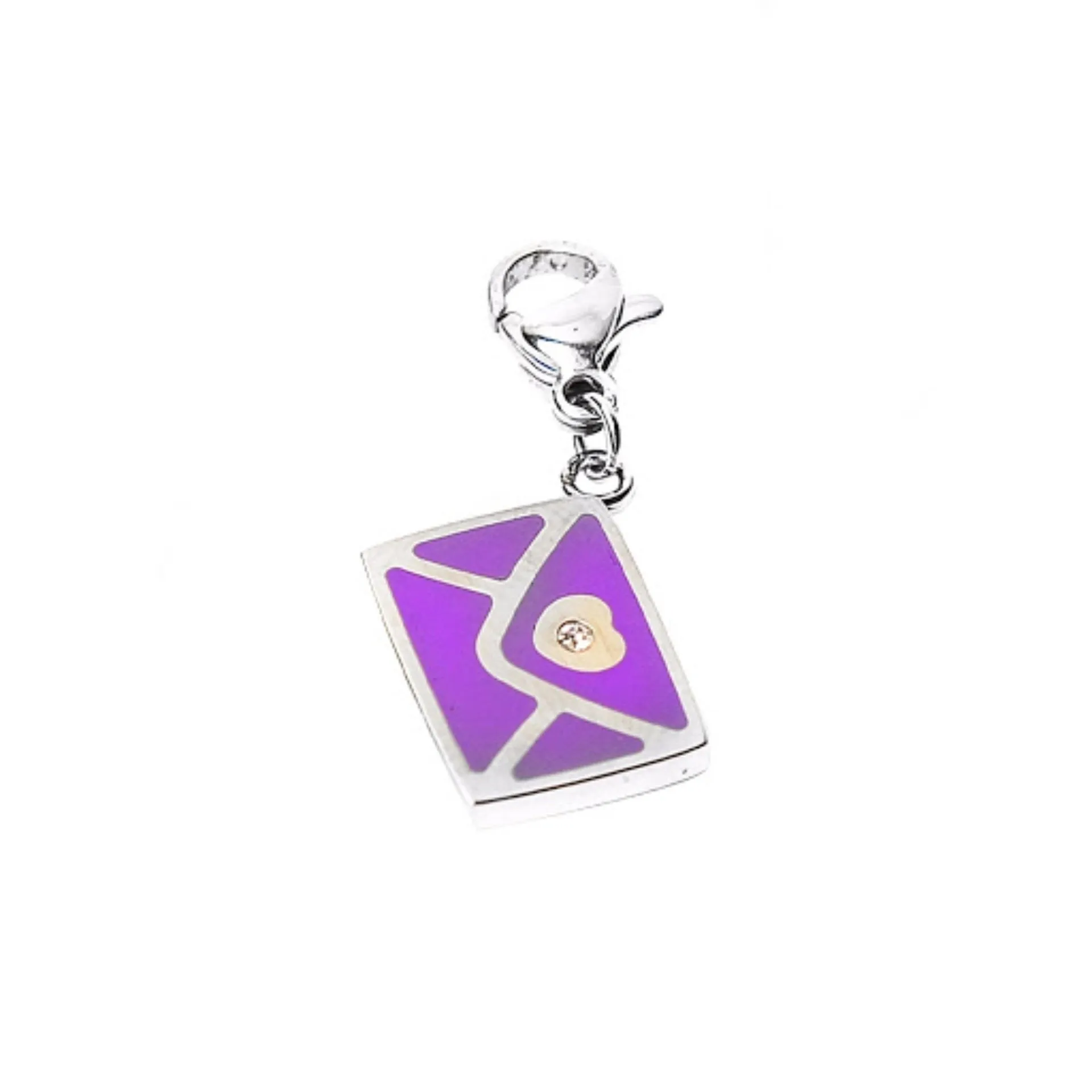 Purple Envelope Charm