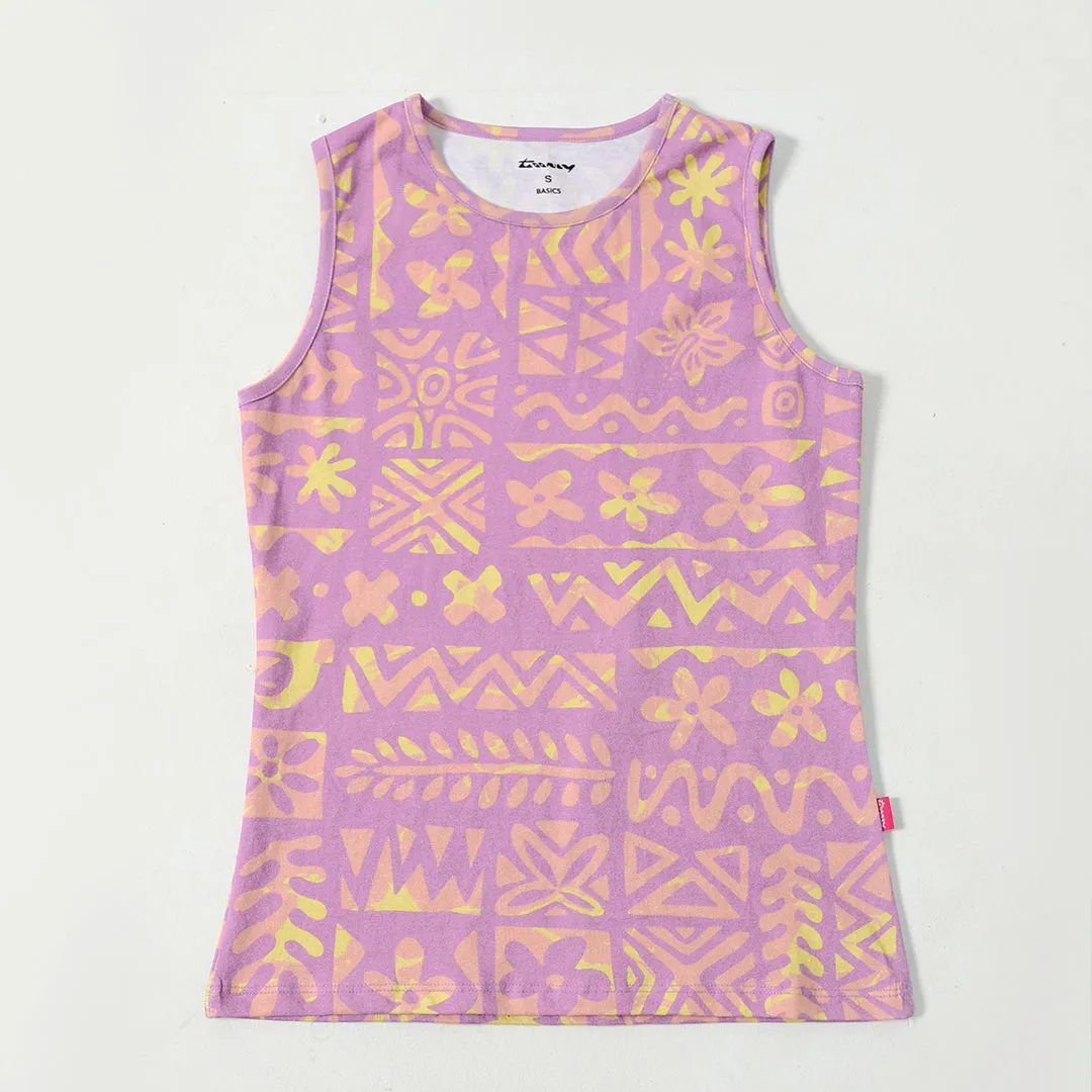 Purple Tribal Short Set