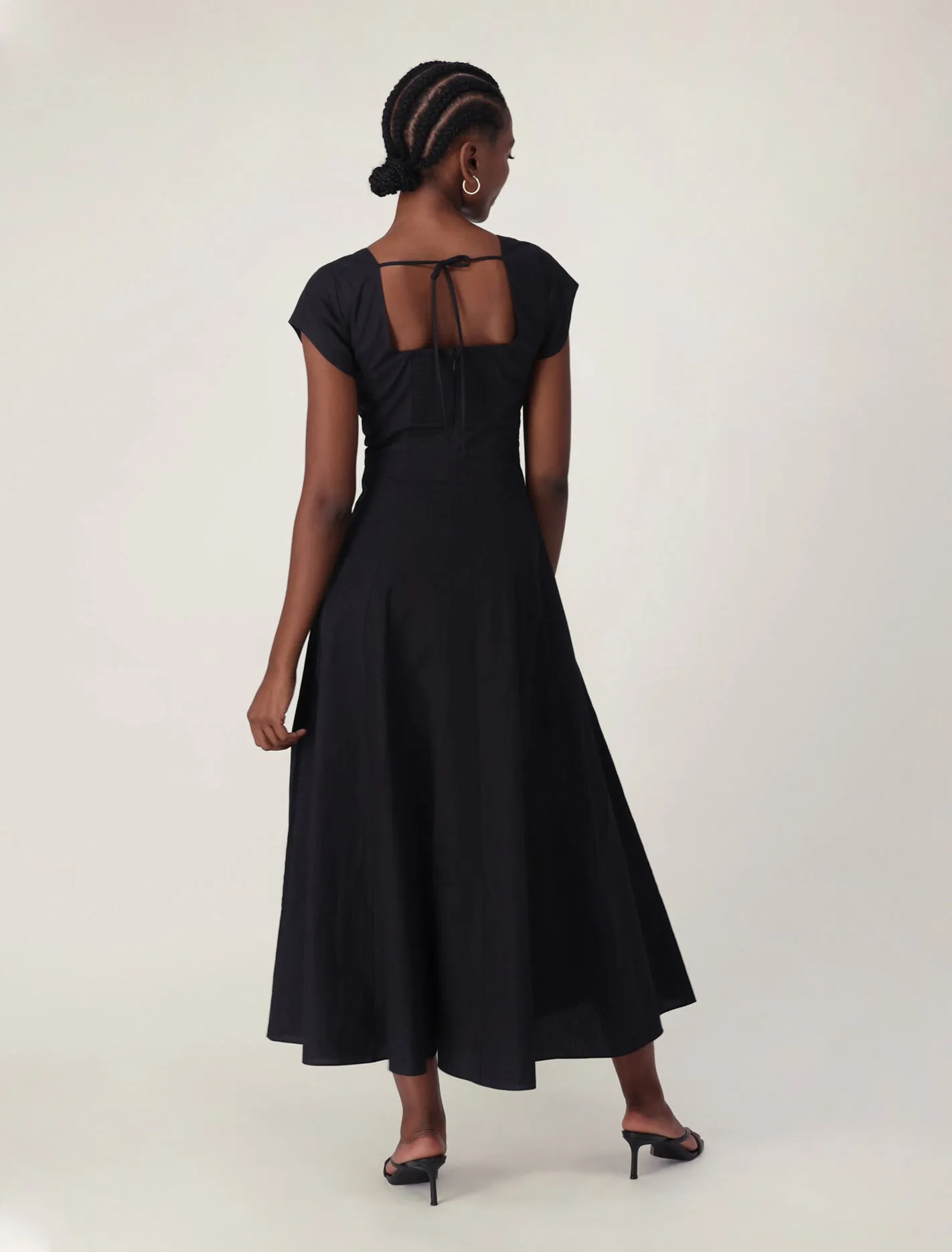 Raleigh Cap Sleeve Midi Dress