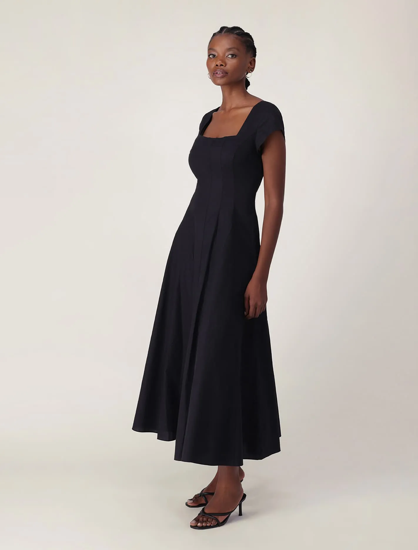 Raleigh Cap Sleeve Midi Dress