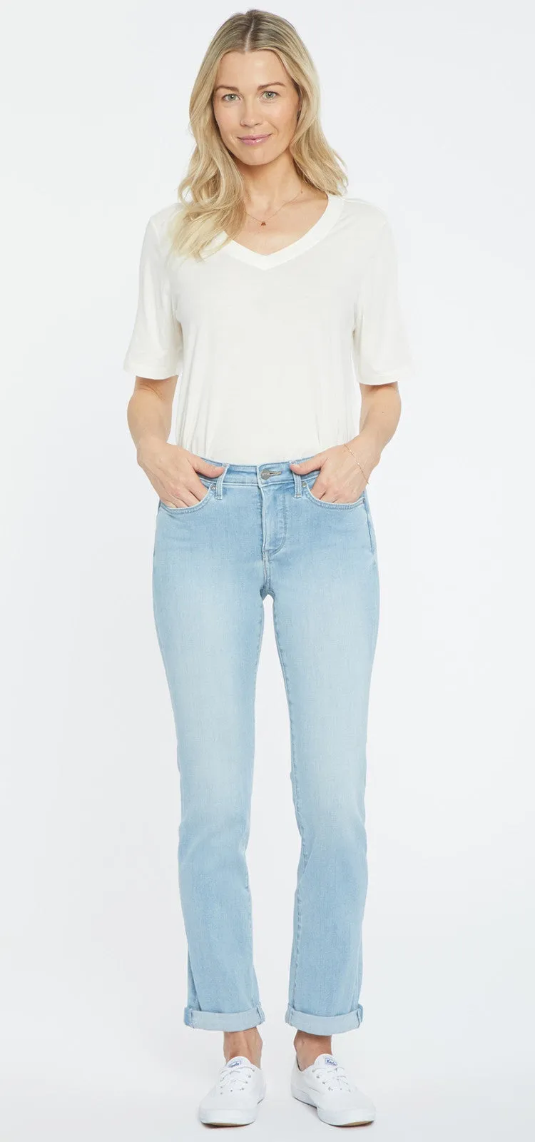 Sheri Slim Ankle Jeans Lichtblauw Premium Denim | Northstar