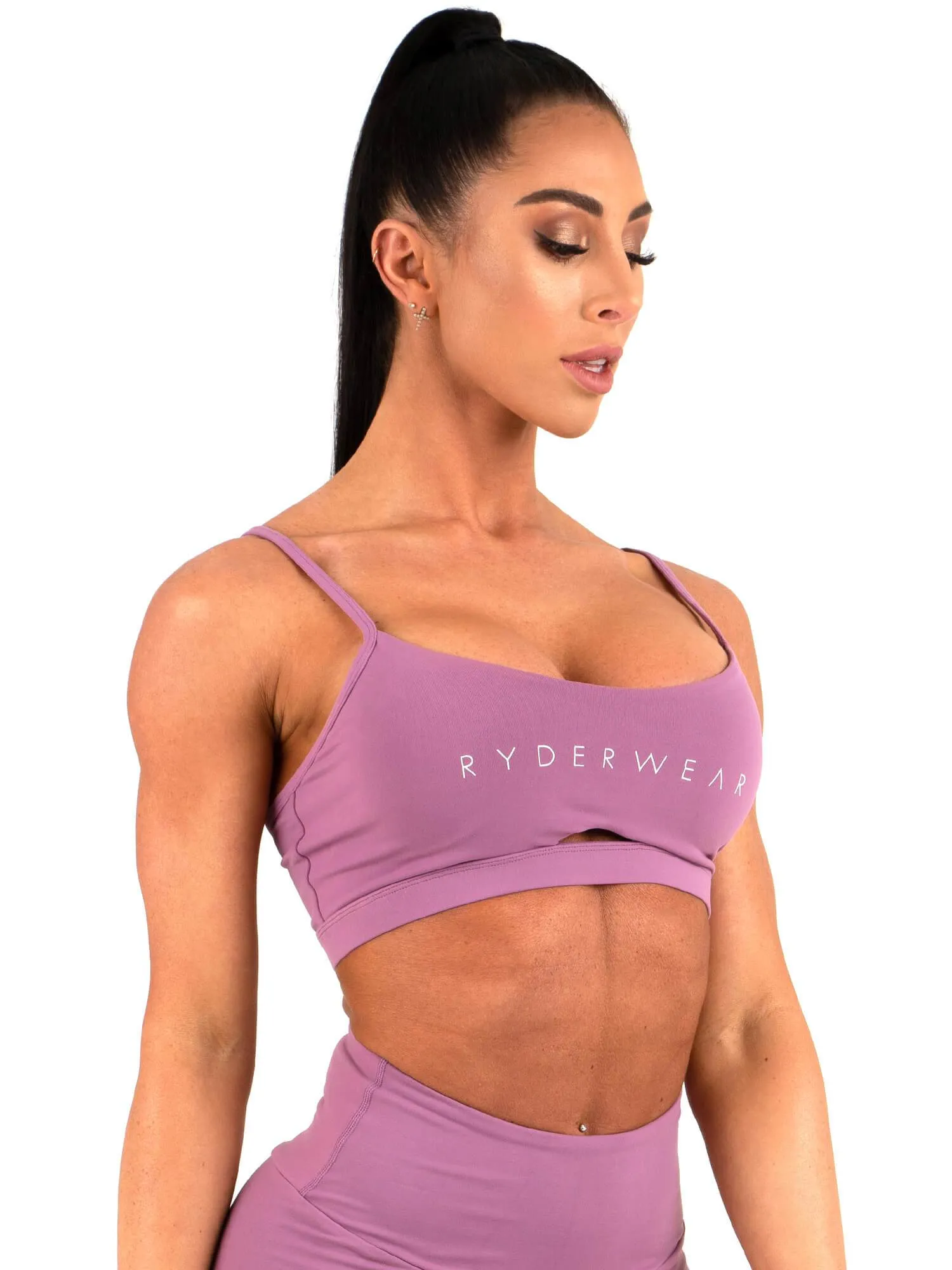 Staples Sports Bra - Purple