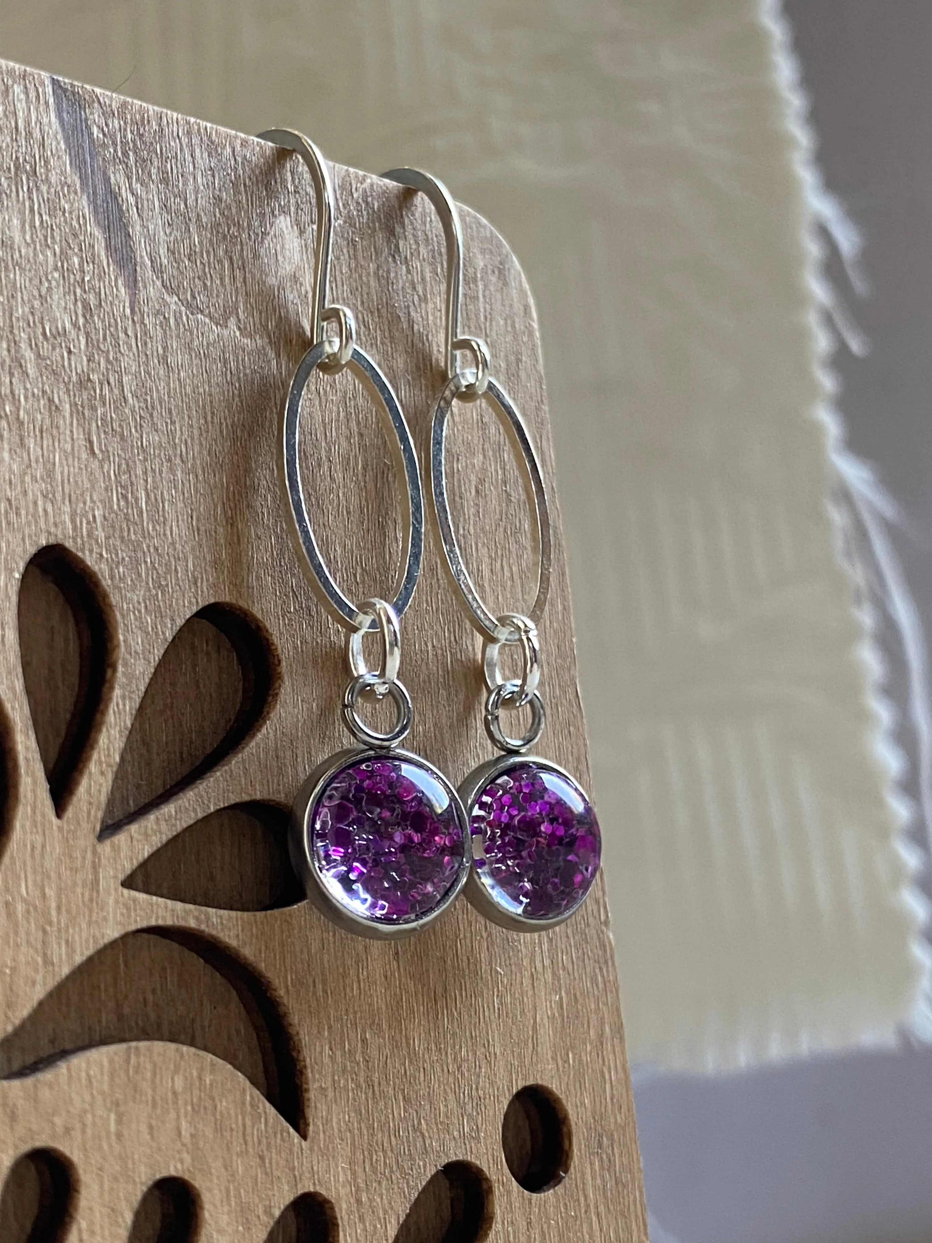 The Danielle Earrings. Sterling silver hooks - Glitter4Good