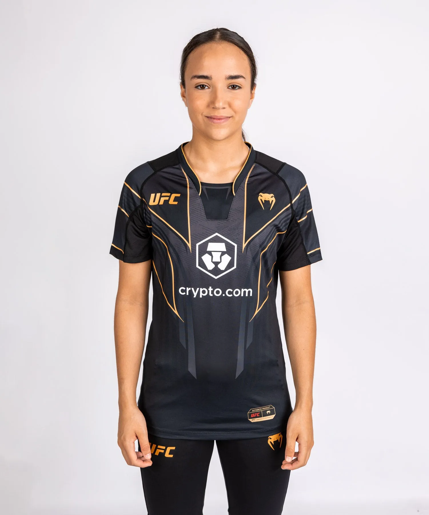 UFC Venum Personalized Authentic Fight Night 2.0 Women's Walkout Jersey - Champion