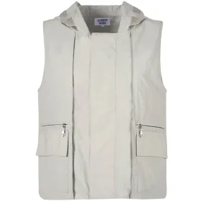 UTILITY VEST WITH HOOD (SAGE)